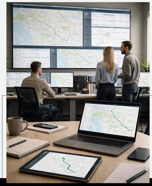 Трекинг грузов и Fleet Management, мониторинг автопарка в Мурманске